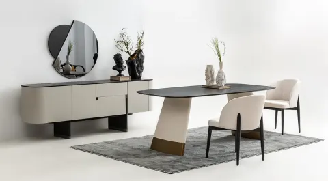 Delta Gray Anthracite Dining Room Set