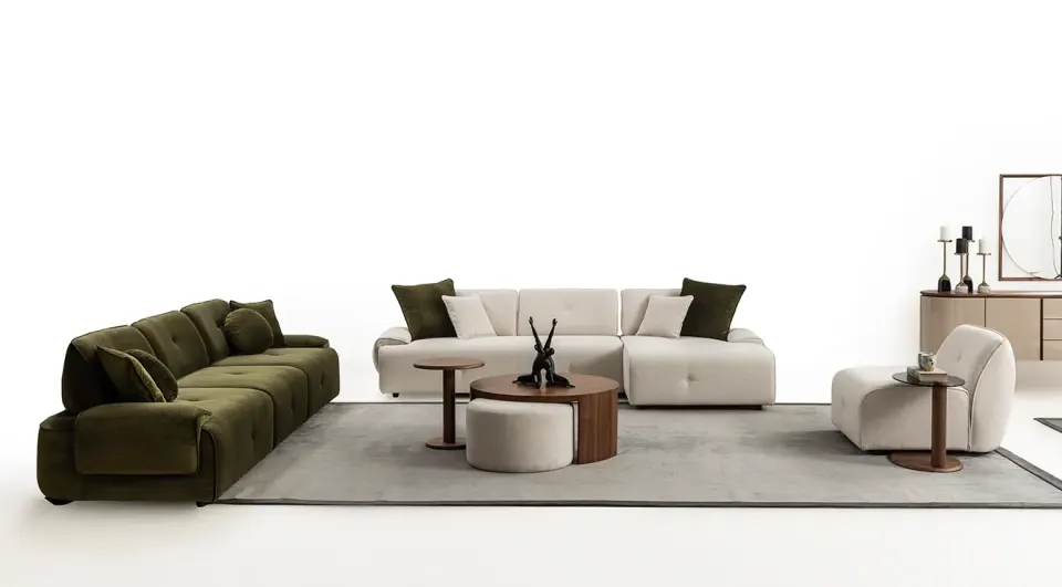 Nova Modern Corner Sofa Set