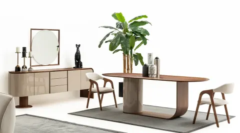Nova Wooden Leg Dining Room Set