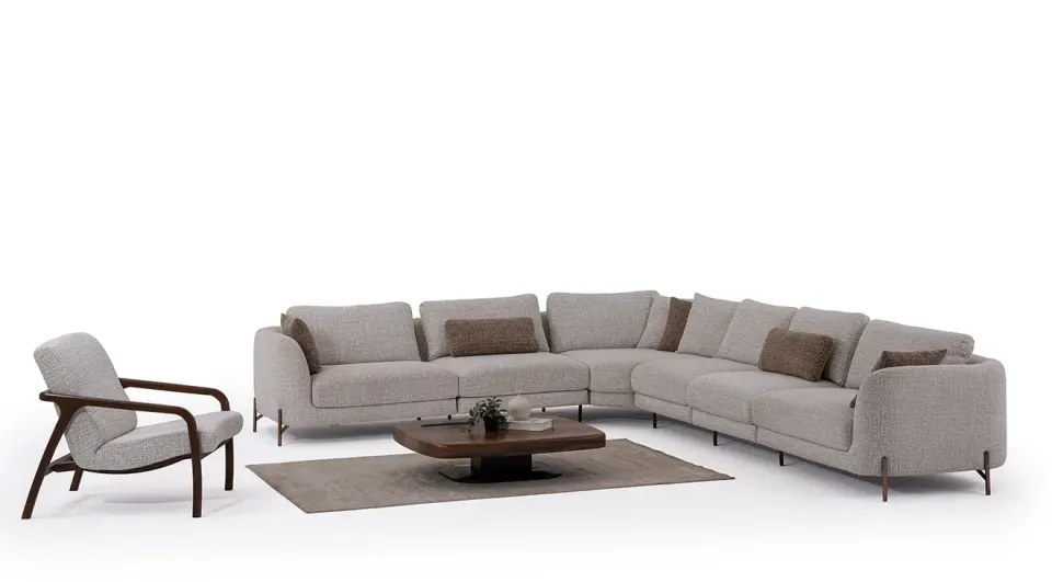 Milan Module Modern Corner Sofa Set
