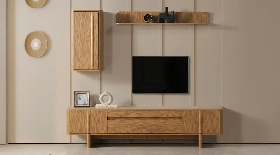 Zirve Walnut TV Unit