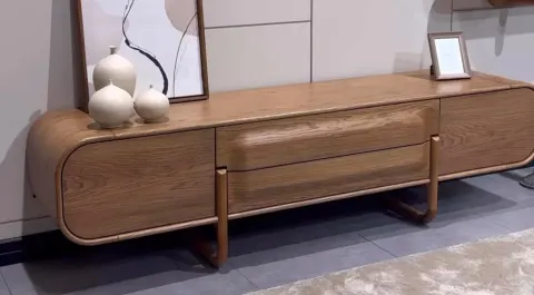 Retro Walnut TV Unit