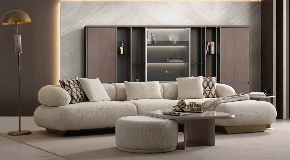 Glamour Relax Corner Sofa Set