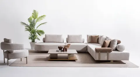 Verona Modern Corner Sofa Set