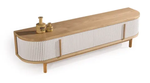 Paris Wooden Leg TV Unit