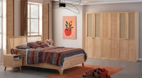 Valeria Bedroom Set with Shutters