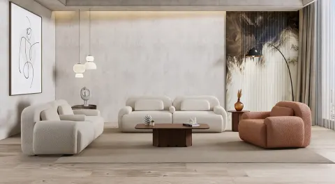 Wogue Modern Sofa Set