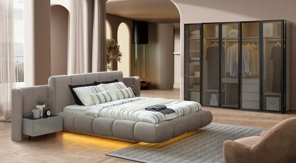 Zenit 5-Door Accordion Bedroom Set
