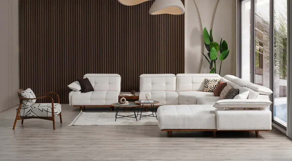 Pandora Corner Sofa Set with Bed