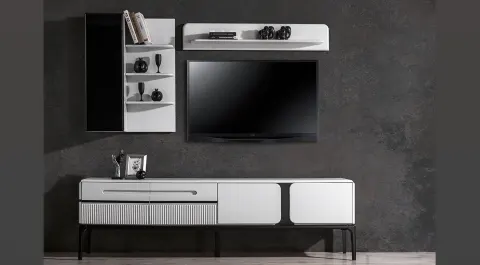 Nirvana Plus Wooden Leg TV Unit