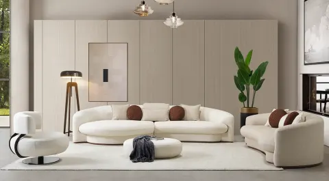 Vogue Relax Metal Leg Sofa Set