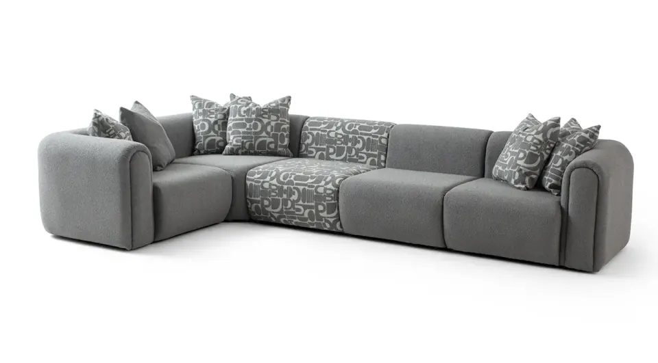Como M Modern Corner Sofa Set