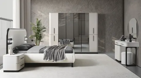 Destan 6-Door Modern Bedroom Set