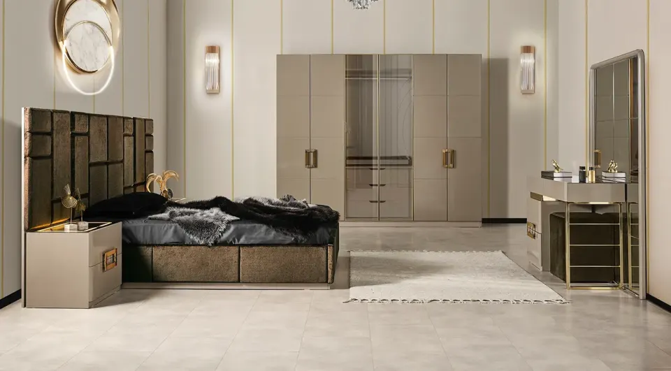 Pier 6 Door Modern Bedroom Set