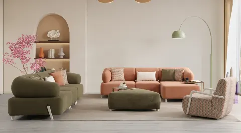 Ilyora Corner Sofa Set