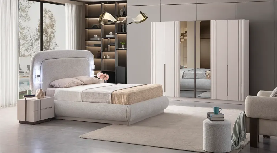Nova 6-Door Modern Bedroom Set