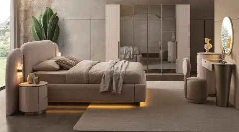 Defne 6-Door Bed Base Bedroom Set