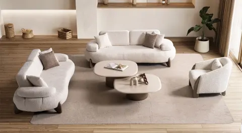 Zen Modern Sofa Set with Bed