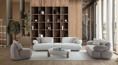 Orlando Modern Sofa Set with Bed