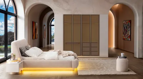 Paris 6-Door Modern Bedroom Set