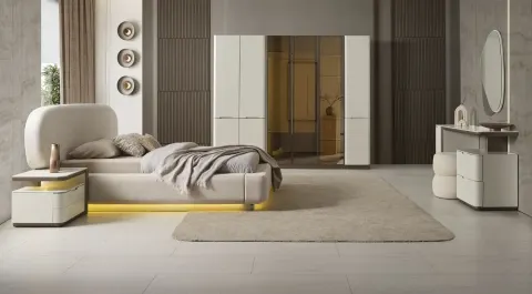 Vega 6-Door Modern Bedroom Set