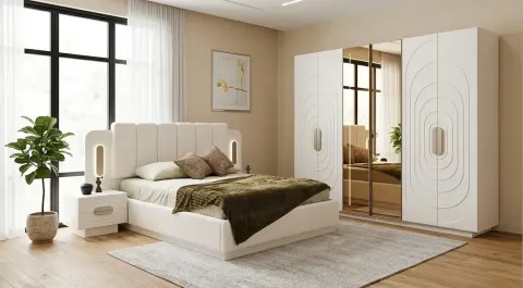 Galaxy 6-Door Bedroom Set