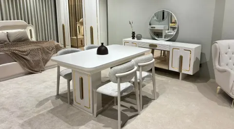 Milano Gold Dining Room Set