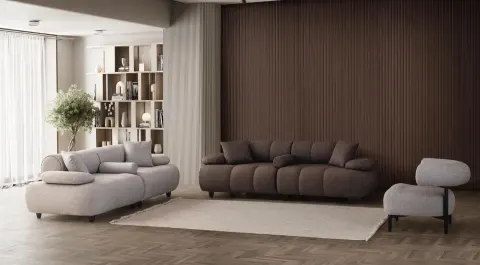 Nevada Modern Sofa Set with Bed