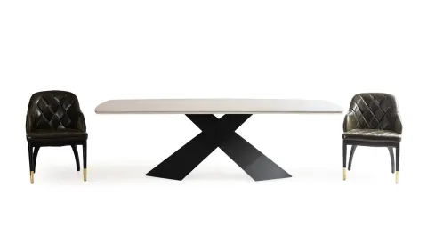 Gusta Metal Legs Table