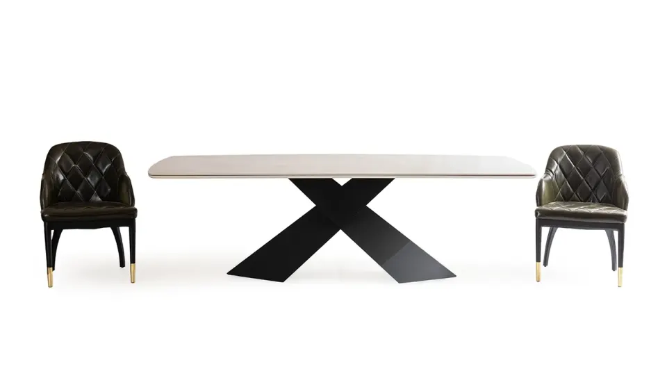 Gusta Metal Legs Table