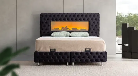 Lindo Bed Base and Headboard Set