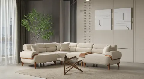Vega Corner Sofa Bed Set