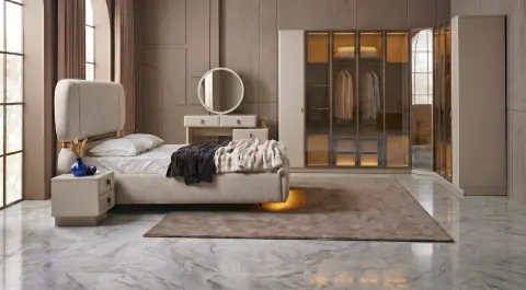 Bella Corner Wardrobe Bedroom Set