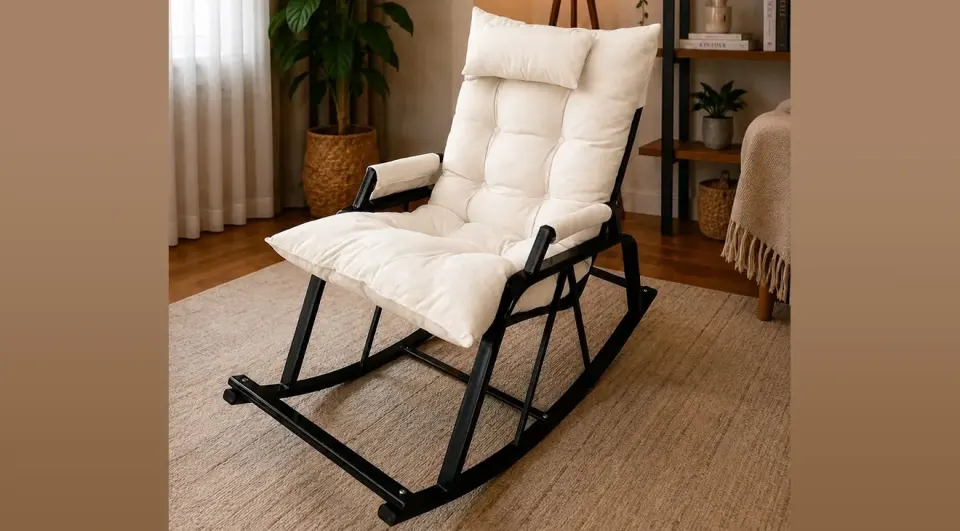 Kenzo Metal Rocking Chair