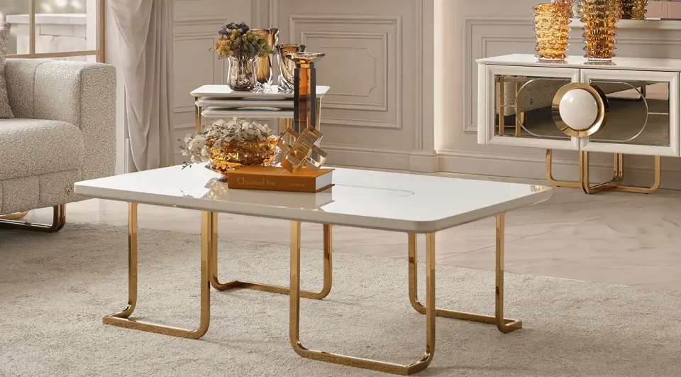 Rixos Metal Leg Coffee Table