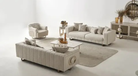 Rixos Metal Leg Sofa Set