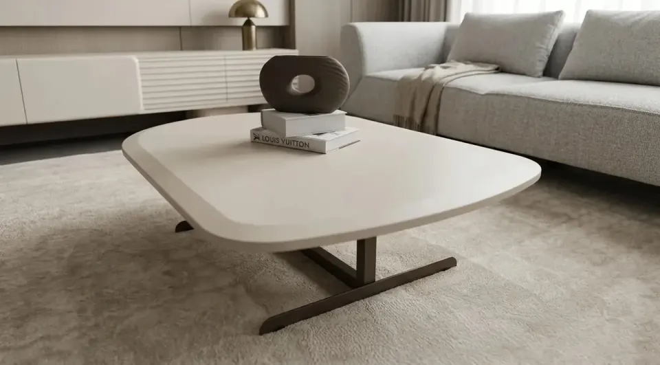 Mona Metal Leg Coffee Table