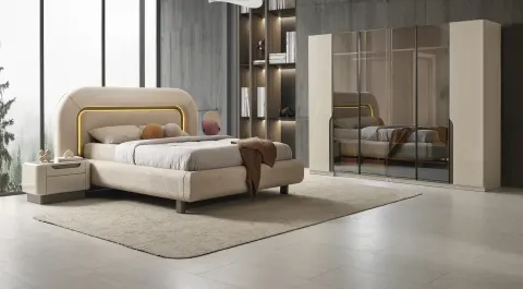 Ekol 6-Door Marble Bedroom Set