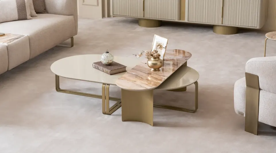 Massimo Metal Leg Mid Table