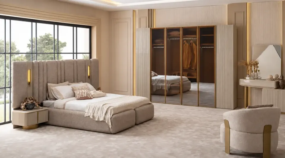Massimo 6-Door Bedroom Set