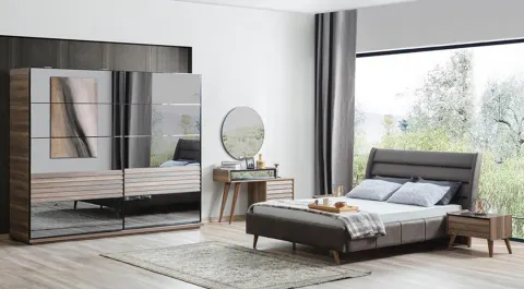 Klas Sliding Door Bedroom Set