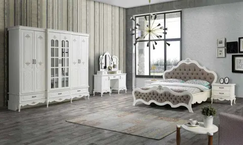 Ella White Country Bedroom Set