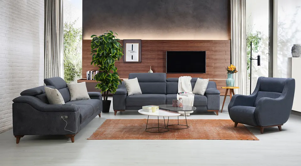 Mustang Motorized USB Input Sofa Set