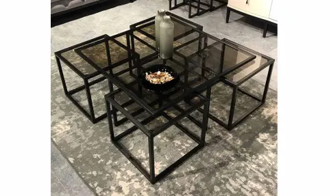 Kante Metal Leg 4+1 Table