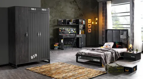 Dark Young Room Set
