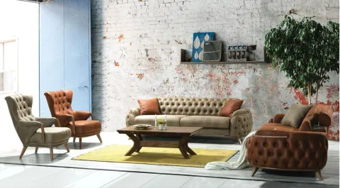 Florya  USB Input Sofa Set