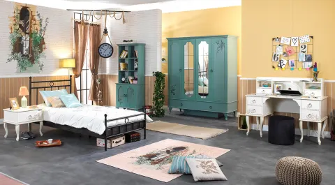 Alaçatı 4 Doors Young Room Set