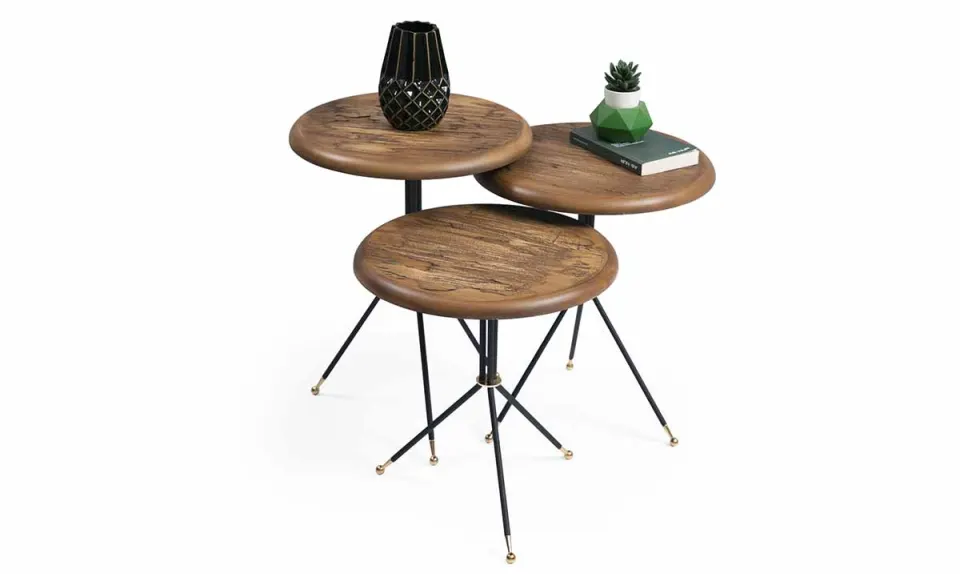 Casper Side Table (Metal Leg)