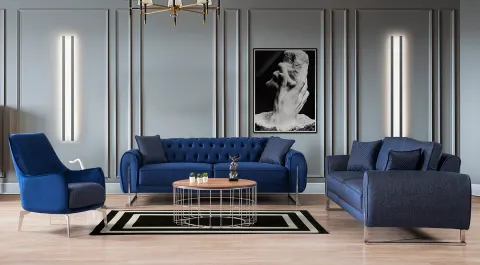 Tilda  Metal Leg Sofa Set 2