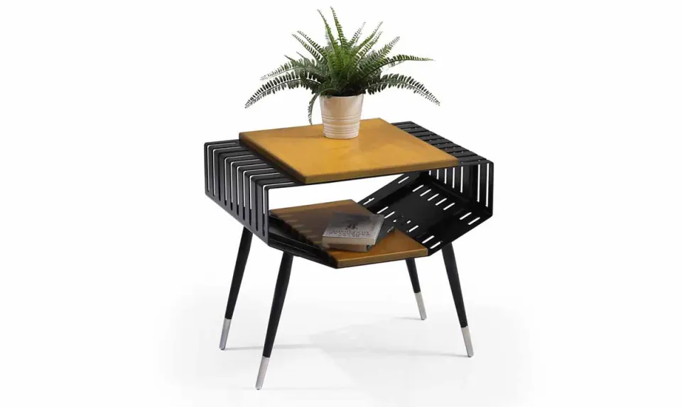Zeus Side Table (Metal Leg) 02